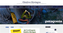 Desktop Screenshot of obiettivomontagna.net