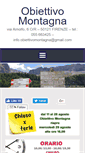 Mobile Screenshot of obiettivomontagna.net